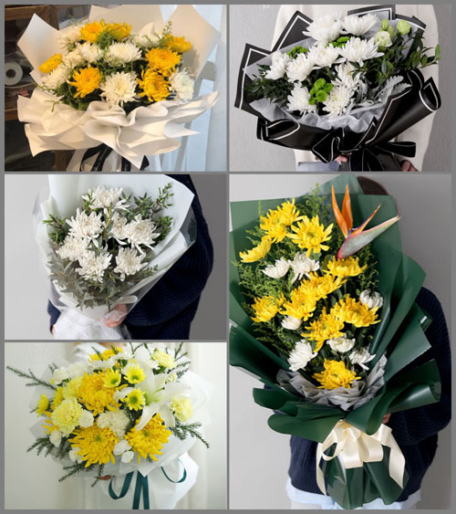 山西晋中左权县石匣乡林河村白事花束代送